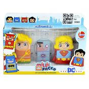 Conjunto Milliepacco - Super Friends - Super Girl - Aquaman - Cyborg - Jogo das Emoções - Líder