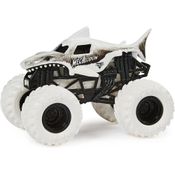 Carrinho Monster Jam Megalodon Branco 1:64 - Sunny 2766
