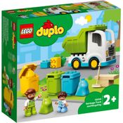 Lego Duplo Caminhão Do Lixo e Reciclagem 19 Peças - 10945