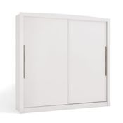 Guarda Roupa com 2 Portas de Correr e 4 Gavetas - Branco