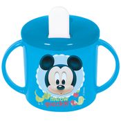 Copo com Canudo e Alça - Disney - Mickey Mouse - New Toys