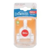 Conjunto de Bicos de Silicone - Boca Larga - Fase 1 - Dr. Brown's