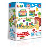 Blocos de Montar - Tand - 51 Peças - Aprendendo as Vogais - Toyster