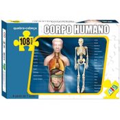 Quebra Cabeça Educativo Infantil Corpo Humano 108 Peças  (362757)