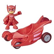 Veículo e Figura - PJ Masks - Planador Coruja e Corujita - 10 cm - Hasbro