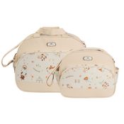 kit bolsa maternidade com frasqueira menina menino 2 peças