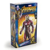 Quebra-Cabeça Contorno - 77 Peças - Disney - Marvel - Guerra Infinita - Iron Man - Grow