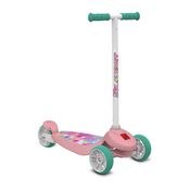 Patinete Skatenet - Kid Flowers - Rosa - Bandeirante