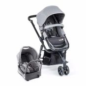 Travel System Mobi Safety 1St - Grey Denin Black