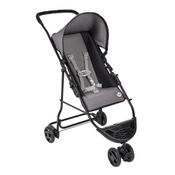 Carrinho de Bebê Yano Tutti Baby Preto e Cinza