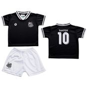 Conjunto Infantil Santos Uniforme Preto - Torcida Baby