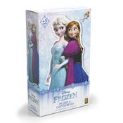 Quebra-Cabeça Contorno - 80 Peças - Disney - Frozen - Grow