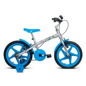 Bicicleta ARO 16 - Rock - Preta e Azul - Verden Bikes