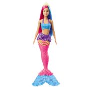 Boneca Barbie - Barbie Dreamtopia - Sereia Cabelo Azul e Rosa - Mattel