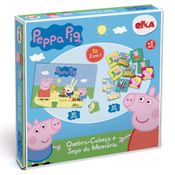 Quebra-Cabeça e Jogo da Memória - Peppa Pig - Elka