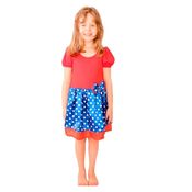 Vestido Vermelho de Festa Infantil PP - 2