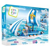 Blocos de Montar - Fragata Real - Barco de Defesa - FanFun