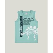 Regata Infantil Menino Jurassic Meia Malha Malwee Kids