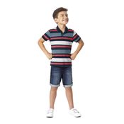 Camisa Polo Listrada Menino Malwee Kids