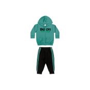 Conjunto Infantil Masculino Jaqueta + Calça Elian Tamanho:2;Cor:Verde