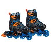 Patins Inline - Tracer Boy - RollerDerby - Azul e Preto - Fila