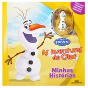 Livro e Mini Figura - Frozen - As Aventuras de Olaf - Minhas Histórias - Disney - Melhoramentos