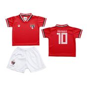 Conjunto Infantil São Paulo Uniforme Vermelho - Torcida Baby