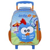Mochila com Rodinhas - Galinha Pintadinha Mini - Festa no Parque - Xeryus