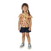 Conjunto babados menina Malwee Kids