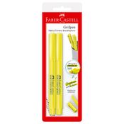 Caneta Marca Texto - Grifpen - 2 Cores - Amarela - Faber-Castell