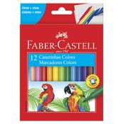 Canetas Hidrográficas - 12 Cores - Faber-Castell