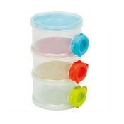 Conjunto de Potes para Leite em Pó - 3 Potes Empilháveis - Buba