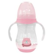 Copo de Treinamento Com Alça - 250 Ml - Ursinho Rosa - Buba