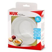 Prato Fundo de Aprendizagem - Verde e Branco - Nuk