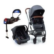 Travel System com Base Isofix - Epic Lite TS Trio - Grey Vintage - Infanti