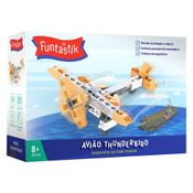 Blocos de Montar - Avião Thunderbird - Funtastik