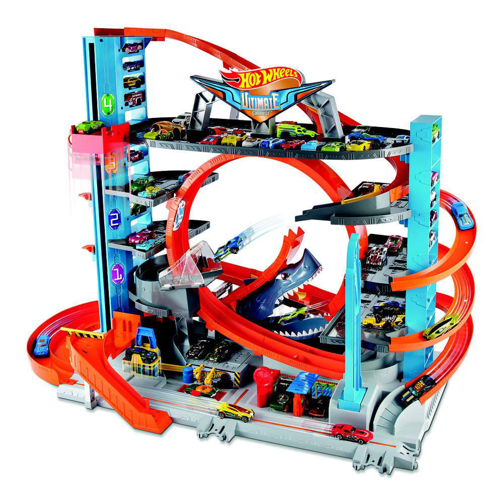 Pista Hot Wheels Super Mega Ultimate Garage De 90cm C T-rex - Ri Happy