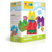 Bloco de Montar - Tand Baby - 5 peças - Animais e seus Números - Toyster