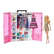 Playset e Boneca - Barbie - Barbie Fashionistas - Closet de Luxo da Barbie - Mattel
