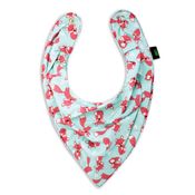 Babador Bandana - Raposa Rosa - Poliéster - Gumii