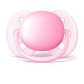 Chupeta Ultra Soft - Lisa Rosa - 6 a 18 Meses - Philips Avent