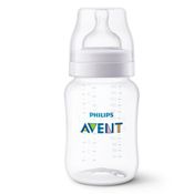 Mamadeira - Clássica Transparente - Anti Cólica - 260 ml - Philips Avent