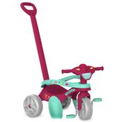 Triciclo Mototico - Passeio e Pedal - Rosa e Ciano - Bandeirante