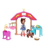 Playset e Mini Boneca Articulada - 25 Cm - Enchantimals - Aventuras na Fazenda - Mattel