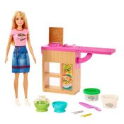 Playset e Boneca Barbie - Máquina de Macarrão - Mattel