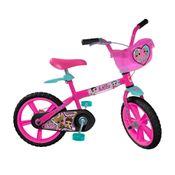 Bicicleta Aro 14 - Lol - Rosa - Bandeirante