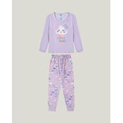 Pijama Sweet Cloud Meia Malha Menina Malwee Kids