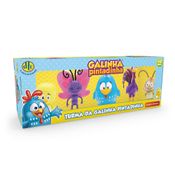 Mini Figuras 10 Cm - Galinha Pintadinha - 5 Personagens - DTC