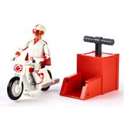 Figura e Veículo - 30 Cm - Disney - Pixar - Toy Story 4 - Duke Caboom com Moto - Mattel