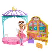 Playset e Boneca Barbie - Sisters E Pets Chelsea - Aulas De Ballet - Mattel